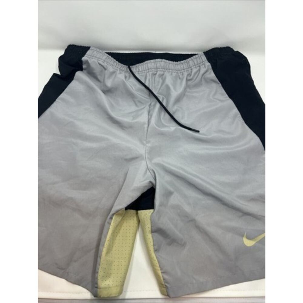 Nike Mens Woven Dri-Fit Pocketed Shorts Grey Black Cream AO5906-018 Size L